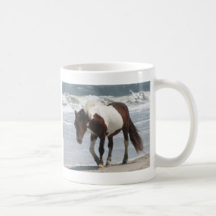 Taza De Café Pony de la isla de Assateague