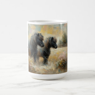 Taza De Café "Pony de Shetland" (No 1 del set) Café Mug
