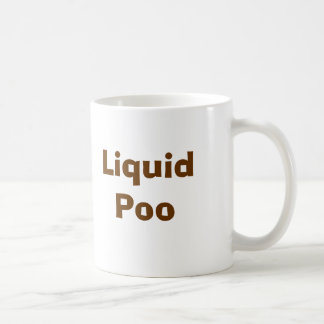 Taza De Café Poo líquido