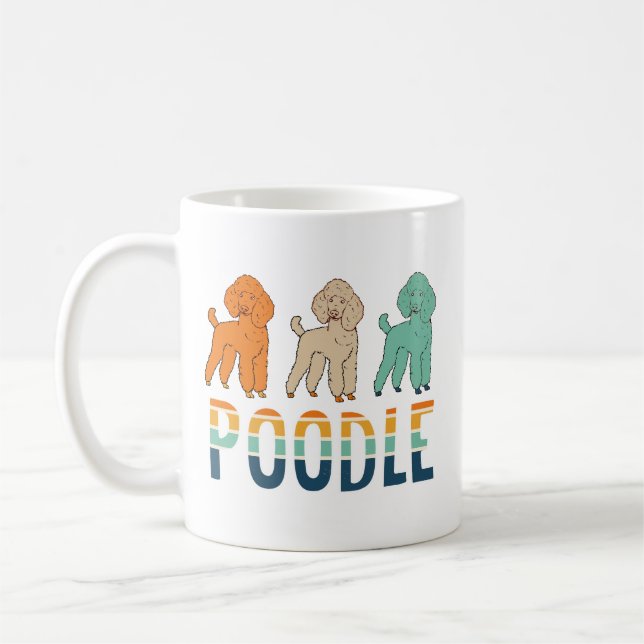 Taza De Café Poodle (Izquierda)