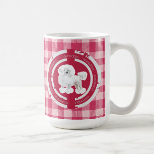 TAZA DE CAFÉ POODLE DE JUGUETE DE PERRO (ROSA)