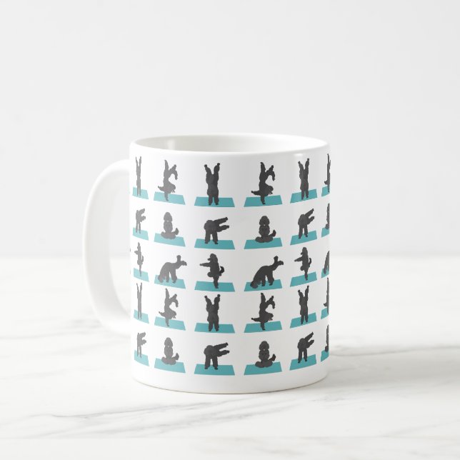 Taza De Café Poodle, garabato (Anverso izquierdo)