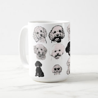 Taza De Café Poodle Mug | Cute Dog Lover Gift | Adorable Canich