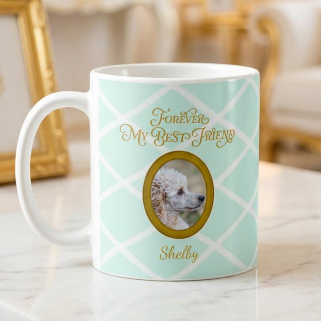 Taza De Café Poodle Photo Coffee Mug – Forever My Best Friend (Subido por el creador)