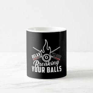 Taza De Café Pool Snooker 8 Ball Billiard Billiards Funny Gift