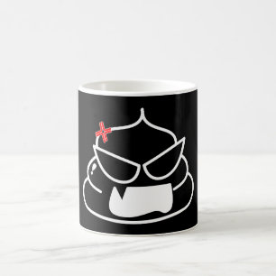 Taza De Café Poop enojado - Brootsch the PooPoo