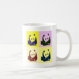 Taza De Café Pop Art Baby Pandas