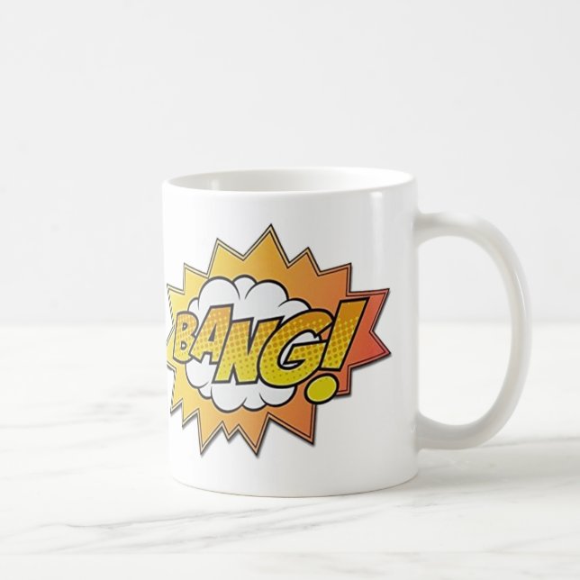 Taza de café - Pop Art Bang (Derecha)