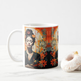 Taza De Café Pop Art Frida