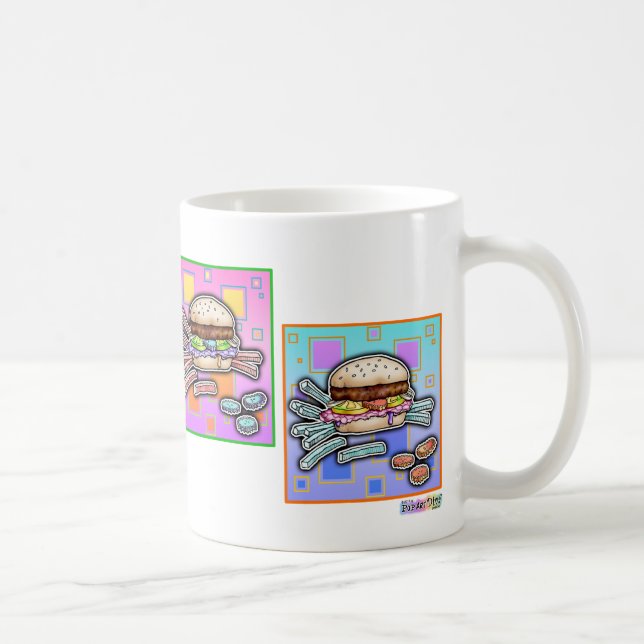 Taza De Café Pop Art HAMBURGER MUG (Derecha)