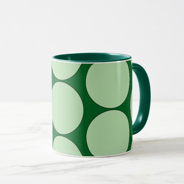 Taza de café POP-ART "MINT-TEA" de 11 oz.  (Anverso derecho)