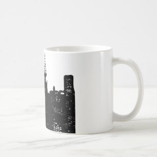 Taza De Café Pop Art New York Silhouette