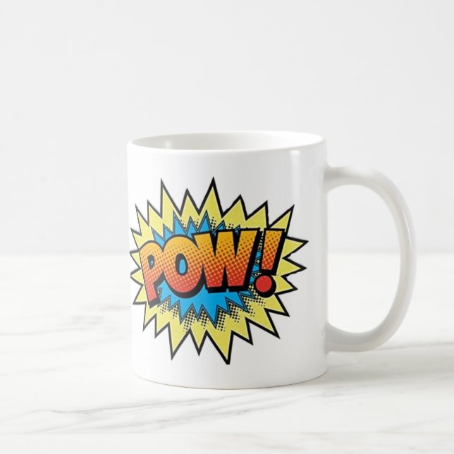 Taza de Café - Pop Art Pow (Derecha)