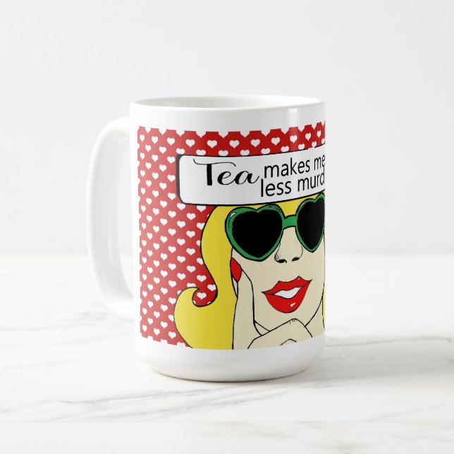 Taza De Café Pop Art Tea Mug (Anverso izquierdo)