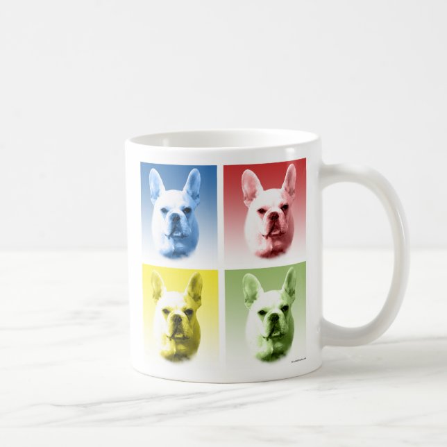 Taza De Café Pop Bulldog francés (Derecha)