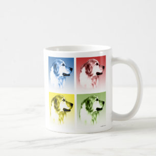 Taza De Café Pop de Golden Retriever