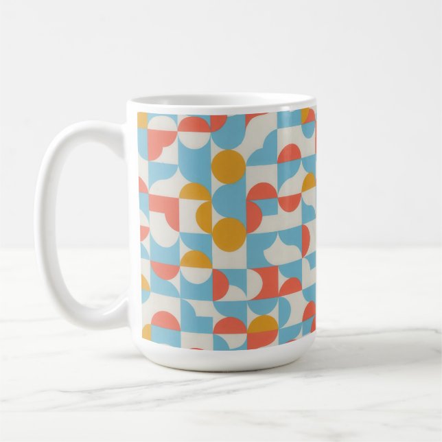 Taza De Café Pop Geometry (Izquierda)