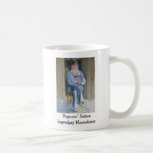 Taza De Café "Popcorn" Sutton Legendario Moonshiner