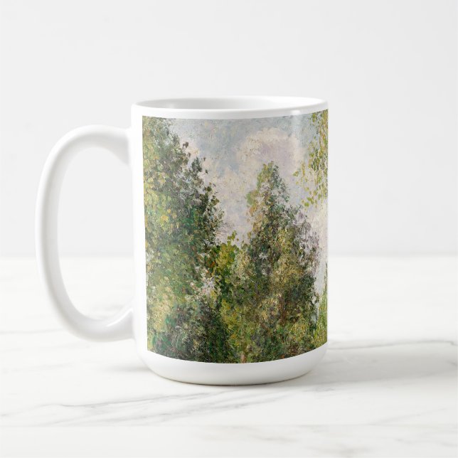 Taza De Café Poplars, Éragny Camille Pissarro (Izquierda)