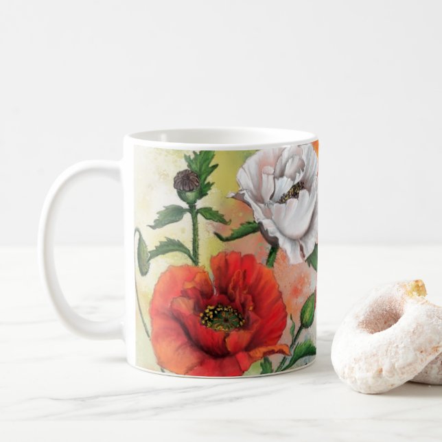 Taza De Café Poppies Mug (Con donut)