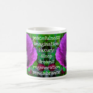 Taza De Café Poppy púrpura - mugre