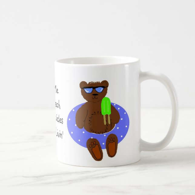 Taza De Café Popsicle Saying (Derecha)