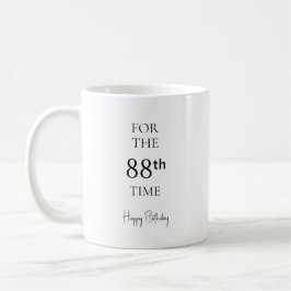 Taza De Café Por 88.ª vez Feliz Cumpleaños