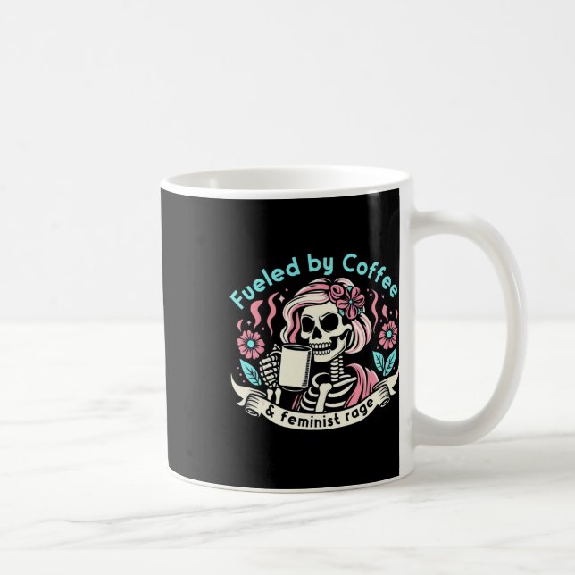 Taza De Café Por Coffee &amp; Feminist Rage Feminism Coffee Lov (Derecha)