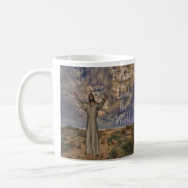 Taza De Café Por Dios tan amado el mundo (Izquierda)