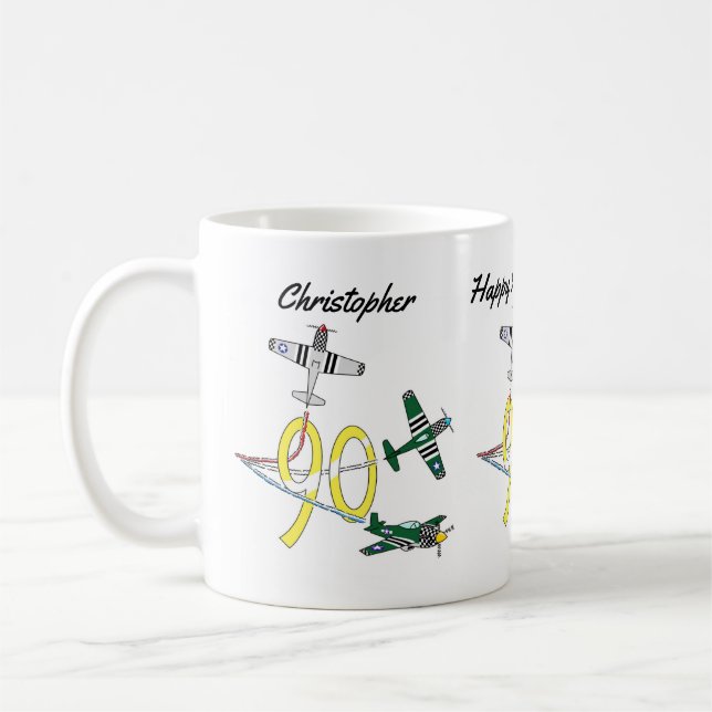 Taza de café por el 90 cumpleaños de Mustangs (Izquierda)