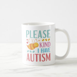 Taza De Café Por Favor Amén Que Tengo Autismo