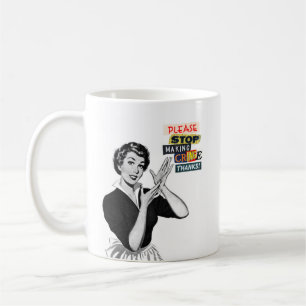 Taza De Café Por favor, deje de cometer errores