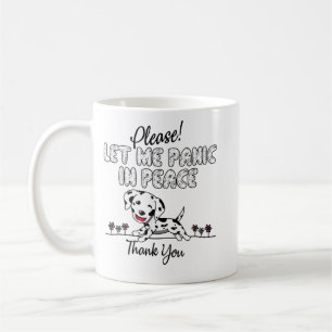 Taza De Café Por Favor, Pánico En Paz, Gracioso Viento De Perro