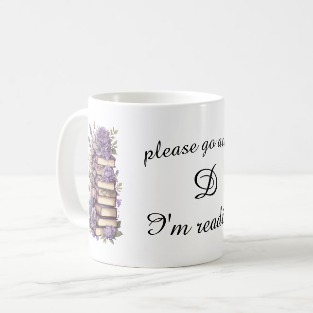 Taza De Café Por favor, vete, estoy leyendo (Anverso izquierdo)