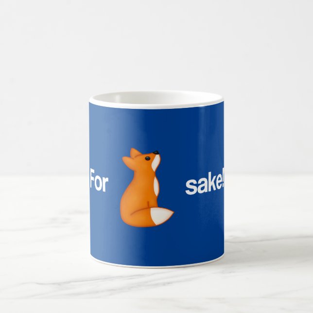 Taza De Café ¡Por Fox Sake! (Centro)
