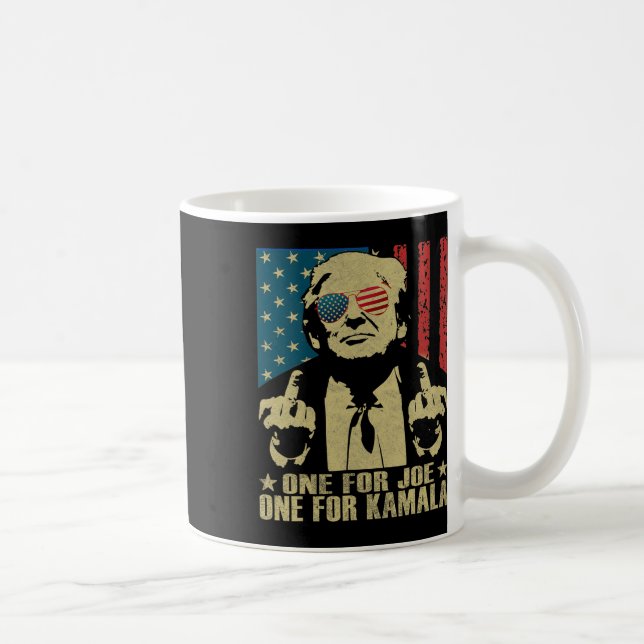 Taza De Café Por Joe One Para Kamala Funny Trump 2024 (Derecha)