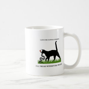 Taza De Café Por Kamala Harris enseñaré donde quiera