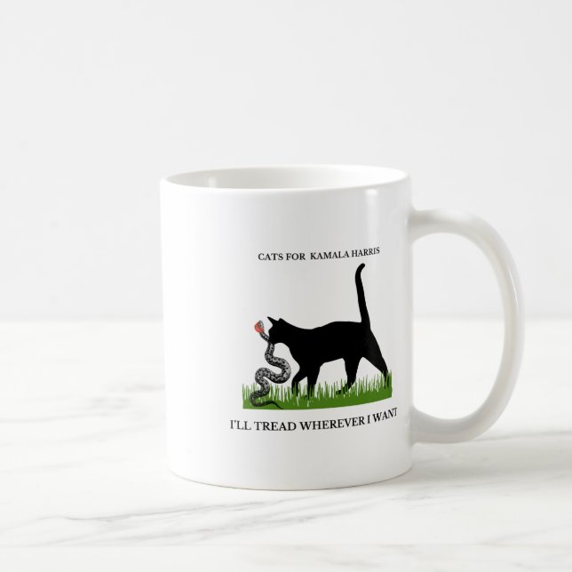 Taza De Café Por Kamala Harris enseñaré donde quiera (Derecha)