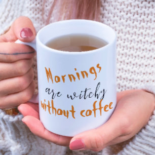 Taza De Café Por la mañana, el café de Halloween está picado