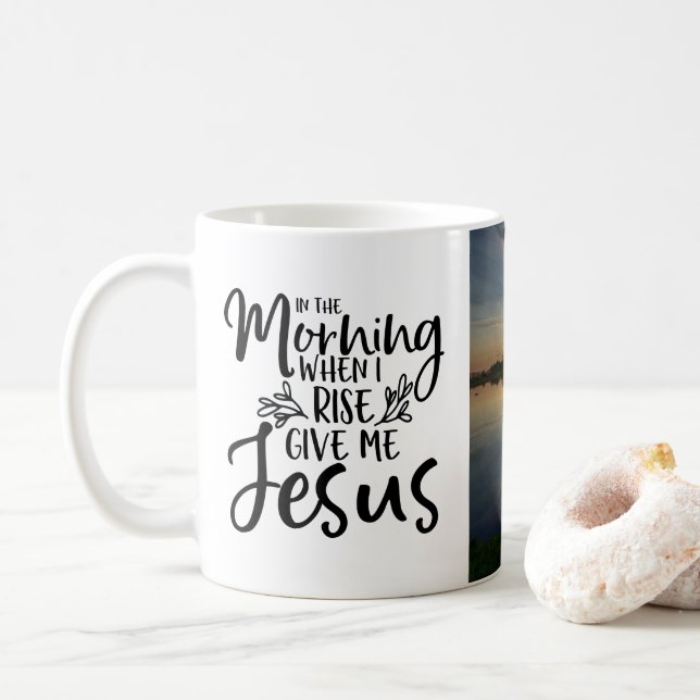 Taza De Café Por la mañana - Jesús Mug (Con donut)