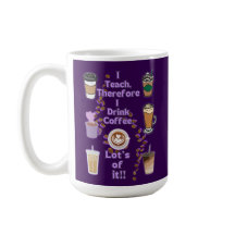 Por lo tanto, enseño a beber café