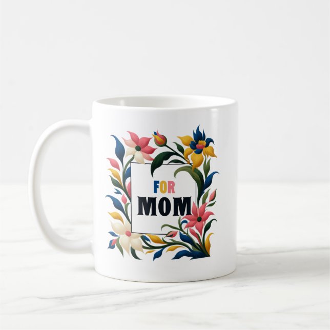 Taza De Café Por Mamá Mug (Izquierda)