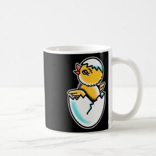 Taza De Café Por pollito agrietado huevo primavera pollo