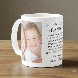 Taza De Café Por Qué Amamos a Abuelo Foto