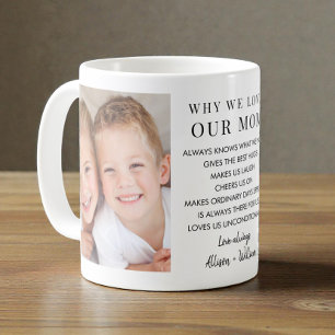 Taza De Café Por Qué Amamos a Mamá Foto