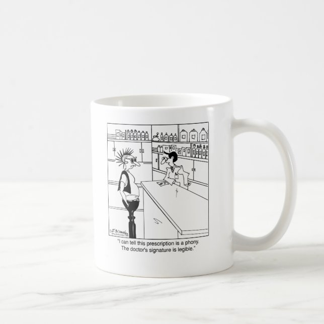 Taza De Café ¿Por qué la firma del médico legible? (Derecha)
