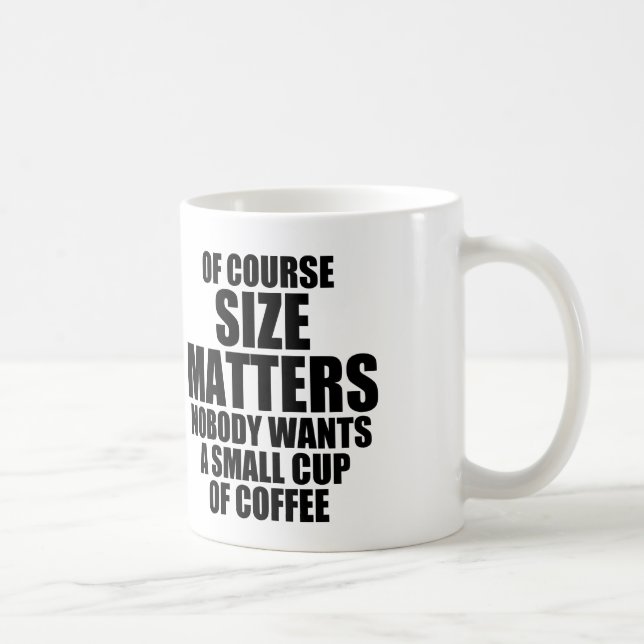 TAZA DE CAFÉ POR SUPUESTO MATERIAS DEL TAMAÑO (Derecha)