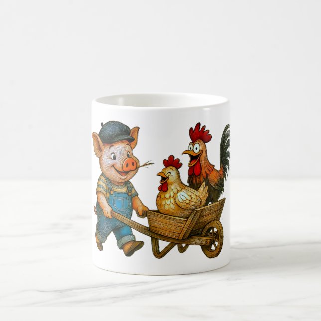 Taza De Café Porky Chauffeurs the Pecking Posse (Centro)