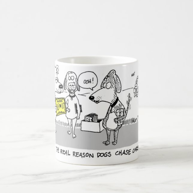 Taza De Café Porqué los perros persiguen los coches (Centro)