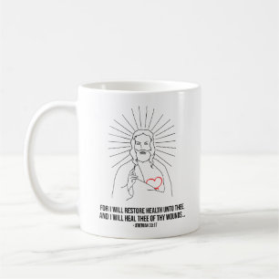Taza De Café Porque Recuperaré La Salud. cristiano